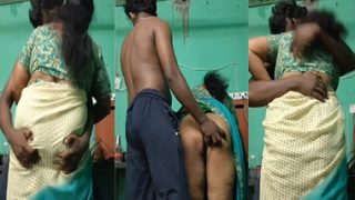 Tamil Maid Aunty Blowjob – Fuck With House Owner Son